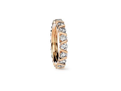 Niessing Vivida Spannring Classic Red 3,5mm mit Brillanten 2,88ct – Ringe Ring mit Besatz aus 750 Rotgold.