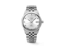 Longines Ultra Chron Classic Automatik Edelstahl 40mm silberfarbenes Zifferblatt Metallband – Herrenuhren Uhr mit Datum aus Edelstahl. Das Gehäuse ist rund und silber. Das Edelstahlarmband ist silber. Das Zifferblatt ist ein Index in silber.