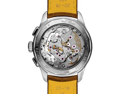 Breitling Premier B09 Chronograph 40 Automatik Edelstahl grünes Zifferblatt braunes Lederband – Herrenuhren Chronograph aus Edelstahl. Das Gehäuse ist rund und silber. Das Lederarmband Kroko / Alligator ist braun. Das Zifferblatt ist arabisch Index und grün. – Ansicht 2