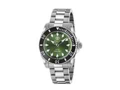 Gucci Dive Automatik Edelstahl 40mm grünes Zifferblatt Metallband YA136363 – Herrenuhren Uhr ohne Datum aus Edelstahl und Keramik. Das Gehäuse ist rund und silber. Das Edelstahlarmband ist silber. Das Zifferblatt ist ein Index in grün.
