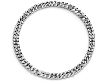 IsabelleFa Altesse Collier Platin 12mm – Halsschmuck Collier aus 950 Platin.
