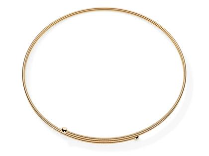 Niessing Colette C Embrace Collier 2-fach Fine Rose 125mm – Halsschmuck Collier aus 750 Gelbgold.