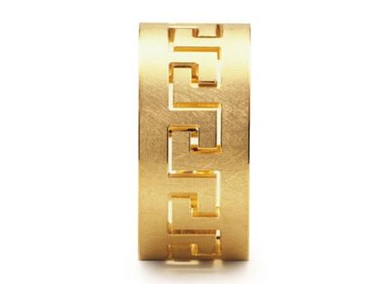 Niessing Mäander Ring Gelbgold – Ringe Trauring aus 750 Gelbgold.