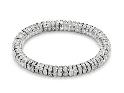 Fope FlexIt Solo Armband 58 Ronden Weißgold – Armschmuck Armband aus 750 Weißgold.