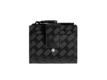 Lederwaren Leder Tasche in schwarz und aus Leder und Metall.