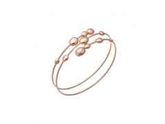 Chimento Armillas Acqua Armspange Roségold 3-reihig 18cm flexibel – Armschmuck Armspange in roségold und aus 750 Rotgold.