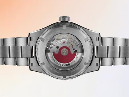 Oris ProPilot Date Automatik Edelstahl 41mm graues Zifferblatt Metallband – Herrenuhren Uhr mit Datum aus Edelstahl. Das Gehäuse ist rund und silber. Das Edelstahlarmband ist silber. Das Zifferblatt ist arabisch und grau. – Ansicht 10
