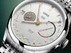 Oris Artelier Calibre 113 Handaufzug Edelstahl 43mm weißes Zifferblatt Metallband – Herrenuhren Uhr mit Kalender aus Edelstahl. Das Gehäuse ist rund und silber. Das Edelstahlarmband ist silber. Das Zifferblatt ist ein Index in weiß. – Ansicht 2