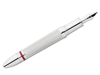 Montblanc Limited Edition Great Characters Enzo Ferrari 1898 Füllfederhalter – Schreibgeräte Füllfederhalter aus 750 Weißgold, Metall und und platiniert. – Ansicht 6