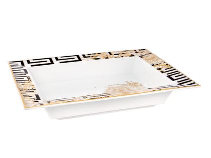 Meissen Vide-Poche groß aus Porzellan mit Motiv Golden Onion Style – Porzellanwaren Porzellandekoration in weiß und aus Porzellan. – Ansicht 2