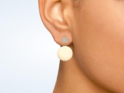 Angela Hübel Twice Ohrhänger Roségold mit Brillanten 0,290ct – Ohrschmuck Ohrhänger in roségold und aus 750 Rotgold.