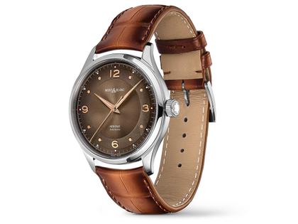 Montblanc Heritage Automatik 40 mm Edelstahl braunes Lederband kaufen 