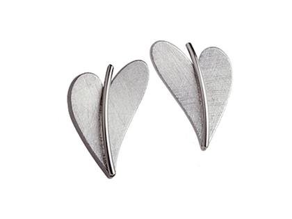 Ernstes Design Set 01 Edelstahl Herzohrstecker – Ohrschmuck Ohrstecker aus Edelstahl.