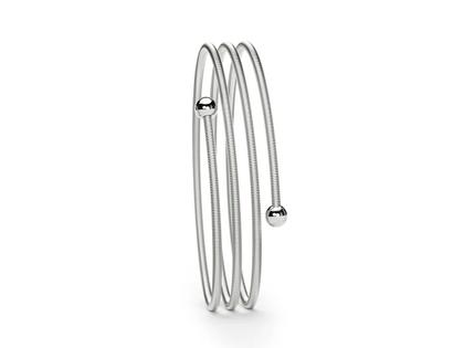 Niessing Colette C Embrace Armreif 3-fach Platinum – Armschmuck Armreif aus 950 Platin.