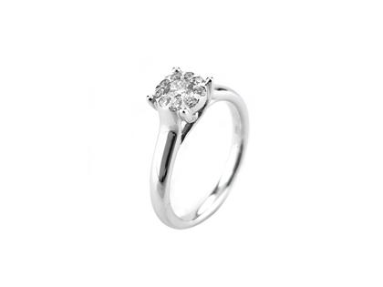 Facet Evernel Ring Weißgold mit Brillanten 0,350ct – Ringe Ring mit Besatz aus 750 Weißgold.