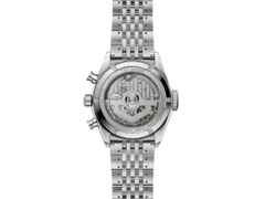TAG Heuer Carrera Chronograph Seafarer Automatik Edelstahl 42mm beiges Zifferblatt Metallband – Herrenuhren Chronograph aus Edelstahl. Das Gehäuse ist rund und silber. Das Edelstahlarmband ist silber. Das Zifferblatt ist ein Index in beige. – Ansicht 3
