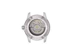 Tissot Seastar 1000 Powermatic 80 Automatik Edelstahl 40mm graues Zifferblatt Metallband – Herrenuhren Uhr mit Datum aus Edelstahl. Das Gehäuse ist rund und silber. Das Edelstahlarmband ist silber. Das Zifferblatt ist ein Index in grau. – Ansicht 3