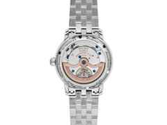 Frederique Constant Manufacture Classic Worldtimer Automatik Edelstahl 40mm blaues Zifferblatt Metallband – Herrenuhren Uhr ohne Datum aus Edelstahl. Das Gehäuse ist rund und silber. Das Edelstahlarmband ist silber. Das Zifferblatt ist ein Index in blau. – Ansicht 2