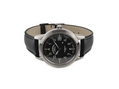 Mühle Glashütte Sports Automatic M12 Edelstahl schwarzes 