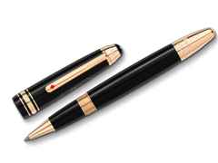 Montblanc Around the World in 80 Days LeGrand Rollerball dunkelgrau – Schreibgeräte Rollerball in grau und aus Edelharz, platiniert und vergoldet.