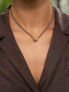 Jörg Heinz Mystery Sphere Wechselschließe Roségold mit Tahitiperle und Brillanten 0,300ct – Anhänger Collier Schließe aus 750 Rotgold, 750 Weißgold und und . – Ansicht 6