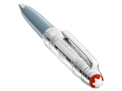 Montblanc Meisterstück X Olympic Heritage Chamonix 1924 Doué Classique Kugelschreiber Edelharz platinumbeschichtet – Schreibgeräte Kugelschreiber in grau und aus Edelharz, Metall und platiniert. – Ansicht 2