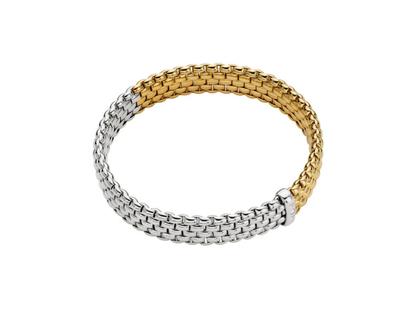 Armschmuck Armband aus 750 Gelbgold, 750 Weißgold und und .