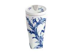 Meissen Coffee to Go Becher "Affe & Faultier" aus Meissner Porzellan – Porzellanwaren Tafelporzellan in weiß und aus Kunststoff und Porzellan. – Ansicht 2