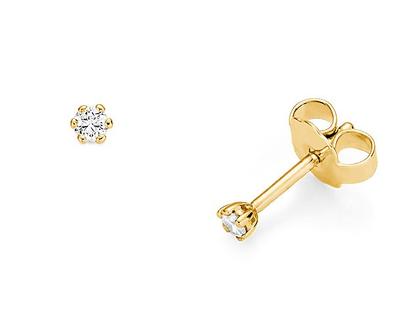 N1 Diamonds Ohrstecker Gelbgold mit Brillanten 0,200ct – Ohrschmuck Ohrstecker aus 585 Gelbgold.