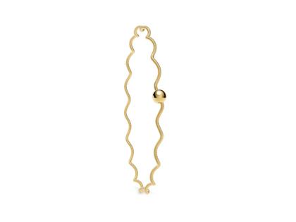 Niessing Colette Welle Armband Classic Yellow – Armschmuck Armband aus 750 Gelbgold.