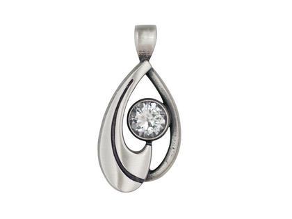 Nordform Design 12 Anhänger – Anhänger Anhänger mit Besatz aus 925 Silber.