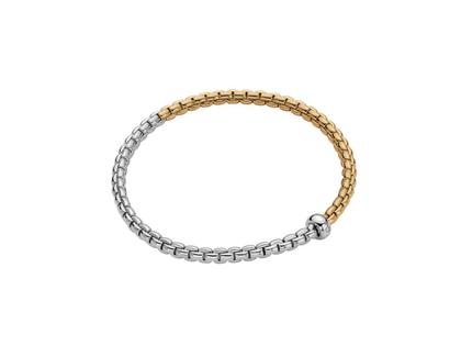 Armschmuck Armband aus 750 Gelbgold, 750 Weißgold und und .