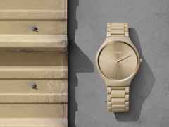 Rado True Thinline Les Couleurs Le Corbusier Quarz Keramik Cream White 32001 – Damenuhren Uhr ohne Datum aus Keramik und Titan. Das Gehäuse ist rund und weiß. Das Keramikarmband ist beige. Das Zifferblatt ist ein Index in beige. – Ansicht 4