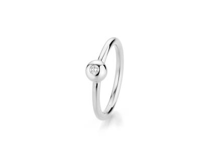 Micha Bunz Ring Platin mit Brillant 0,060ct – Ringe Ring mit Besatz aus 950 Platin.