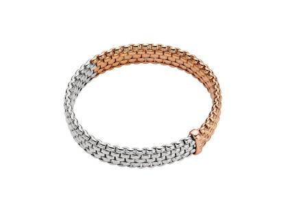 Armschmuck Armband aus 750 Rotgold, 750 Weißgold und und .