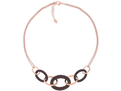 Pesavento Polvere di Sogni Shiny Collier – Halsschmuck Collier aus 750 Rotgold, 925 Silber und und vergoldet.