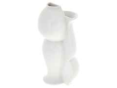 Meissen Vase Two Sides weiß 19 cm – Porzellanwaren Porzellanvase in weiß und aus Porzellan. – Ansicht 2