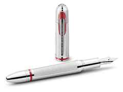 Montblanc Limited Edition Great Characters Enzo Ferrari 1898 Füllfederhalter – Schreibgeräte Füllfederhalter aus 750 Weißgold, Metall und und platiniert. – Ansicht 5