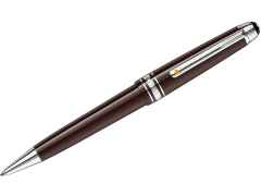 Montblanc Le Petit Prince Aviator Midsize Kugelschreiber – Schreibgeräte Kugelschreiber in braun und aus Edelharz und platiniert.