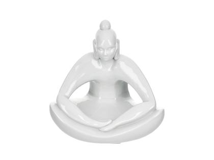 Meissen Figur Buddha weiß – Porzellanwaren Porzellandekoration in weiß und aus Porzellan.