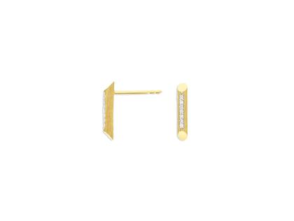 Nanis Libera Ohrstecker Gelbgold mit Brillanten 0,070ct – Ohrschmuck Ohrstecker aus 750 Gelbgold.