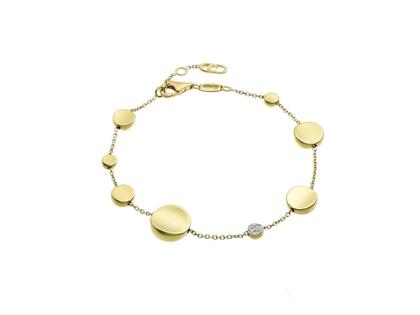 Chimento Armillas Glow Armband Gelbgold 19cm mit Brillanten – Armschmuck Armband in gelbgold und aus 750 Gelbgold.