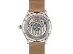 Sinn Spezialuhren 1739 St I 4N Automatik Edelstahl 39mm silbernes Zifferblatt braunes Lederband – Herrenuhren Uhr ohne Datum aus Edelstahl. Das Gehäuse ist rund und silber. Das Lederarmband ist braun. Das Zifferblatt ist ein Index in silber. – Ansicht 3