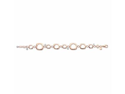 Bigli Mini Sweety Armband Roségold 18,5cm mit Brillanten 0,390ct – Armschmuck Armband aus 750 Rotgold.