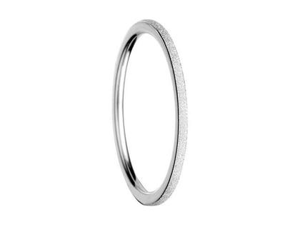Bering Arctic Symphony Innenring schmal Sparkling Effekt Edelstahl – Ringe Ring aus Edelstahl.