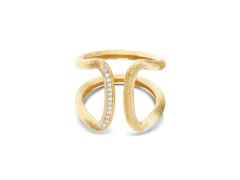 Nanis Libera Ring Gelbgold mit Brillanten – Ringe Ring mit Besatz aus 750 Gelbgold.