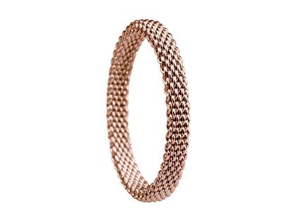 Bering Arctic Symphony Innenring schmal Milanaise Edelstahl IP Rosé – Ringe Ring aus Edelstahl, IP beschichtet und und .