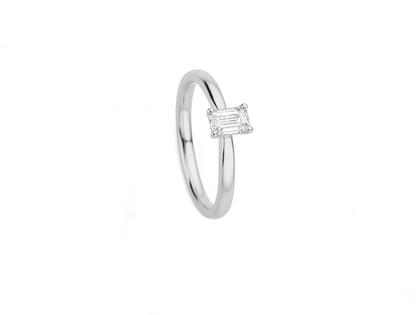 N1 Diamonds Ring Weißgold mit Brillant 0,300ct – Ringe Ring mit Besatz aus 585 Weißgold.