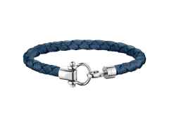Omega Aqua Sailing Armband Nylon blau – Armschmuck Armband aus Edelstahl, Kautschuk und und .