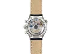 Sinn Spezialuhren 6000 Frankfurter Finanzplatzuhr Automatik Edelstahl 38,5mm silberfarbenes Zifferblatt Metallband limitiert – Herrenuhren Chronograph aus Edelstahl. Das Gehäuse ist rund und silber. Das Edelstahlarmband ist silber. Das Zifferblatt ist ein Index in silber. – Ansicht 3